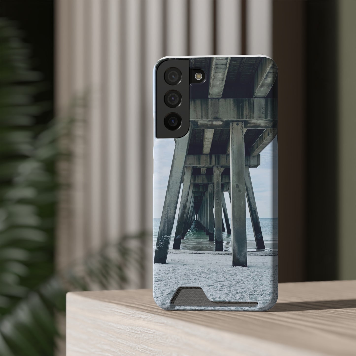 Under The Boardwalk - Phone Case With Card Holder