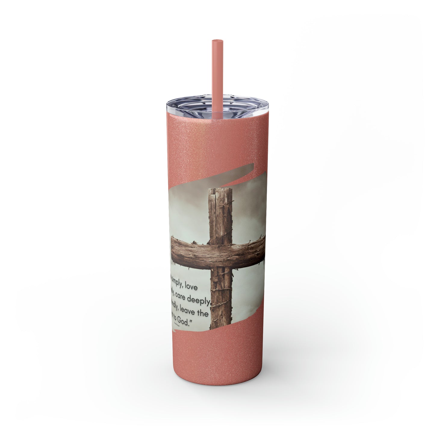 Our "Southern Sass" collection - Skinny Tumbler with Straw, 20oz