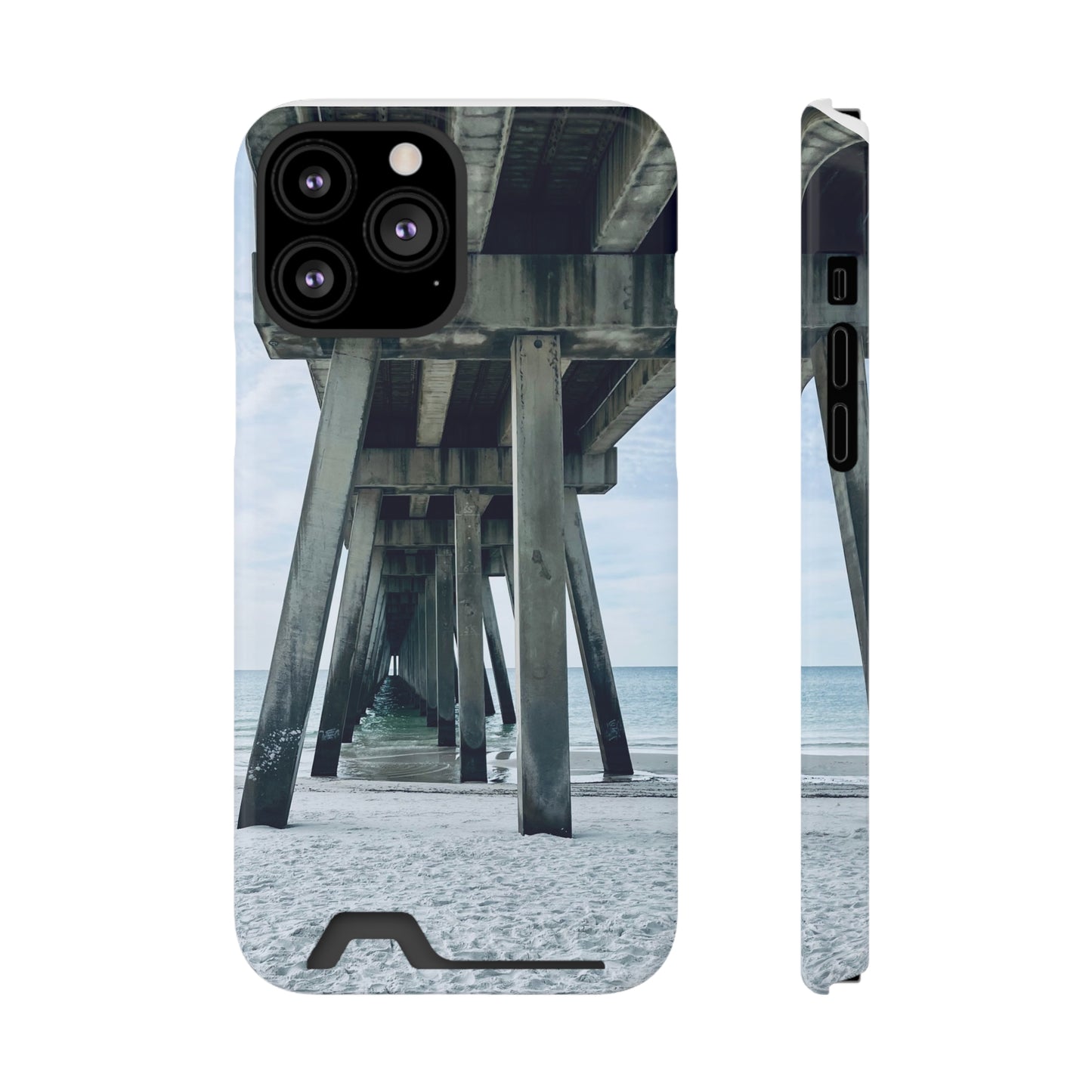 Under The Boardwalk - Phone Case With Card Holder