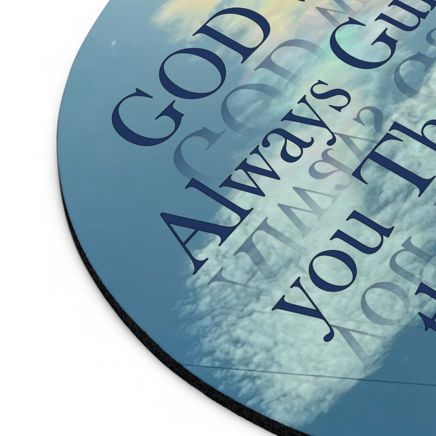 AN original artist production by Artist COG - "God thru the Storm" Mouse Pad