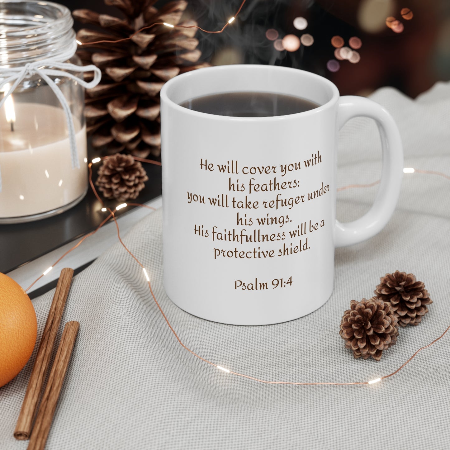 Our Angel Feathers Original 91:4 Mug 11oz