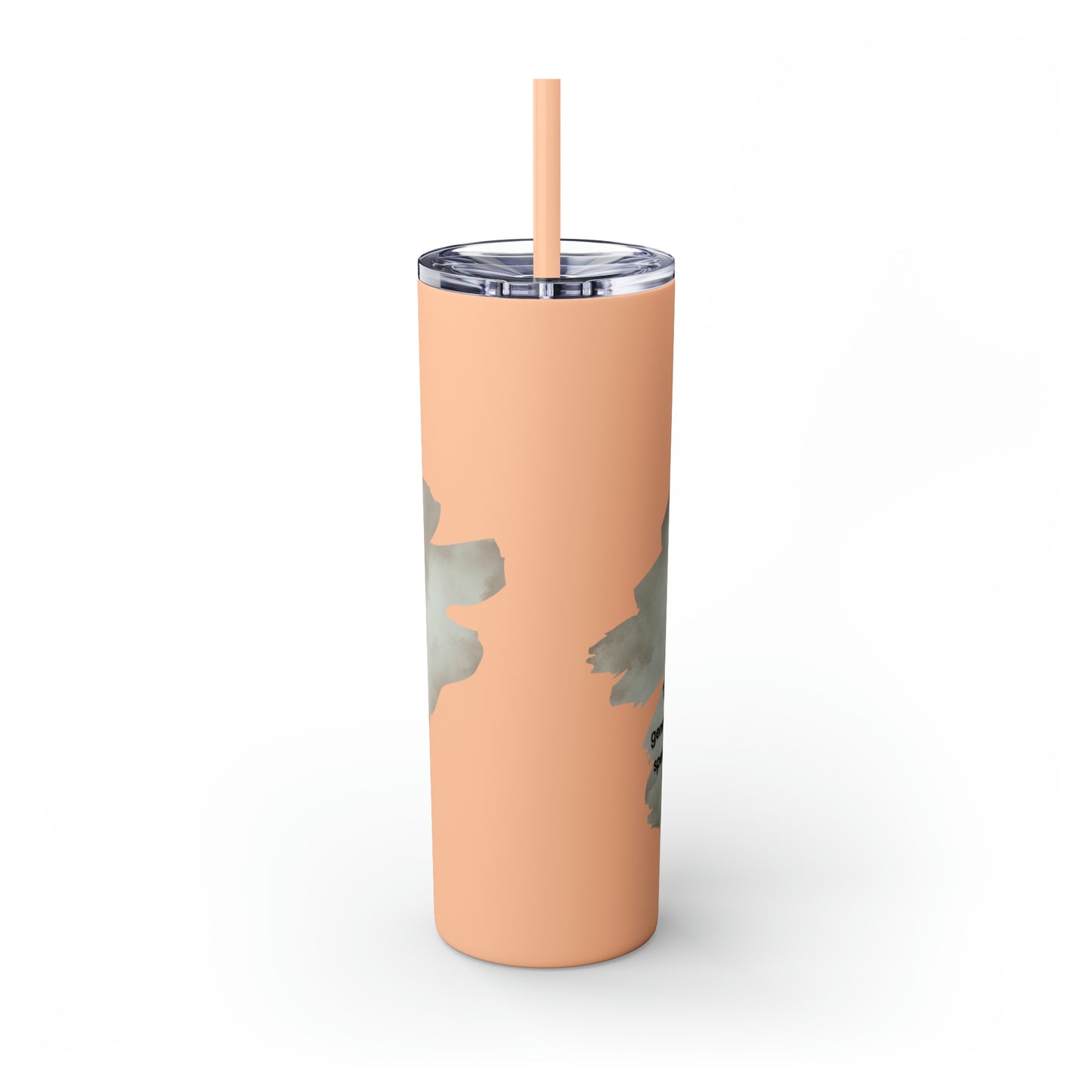 Our "Southern Sass" collection - Skinny Tumbler with Straw, 20oz