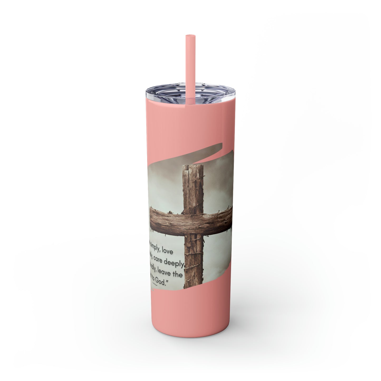 Our "Southern Sass" collection - Skinny Tumbler with Straw, 20oz