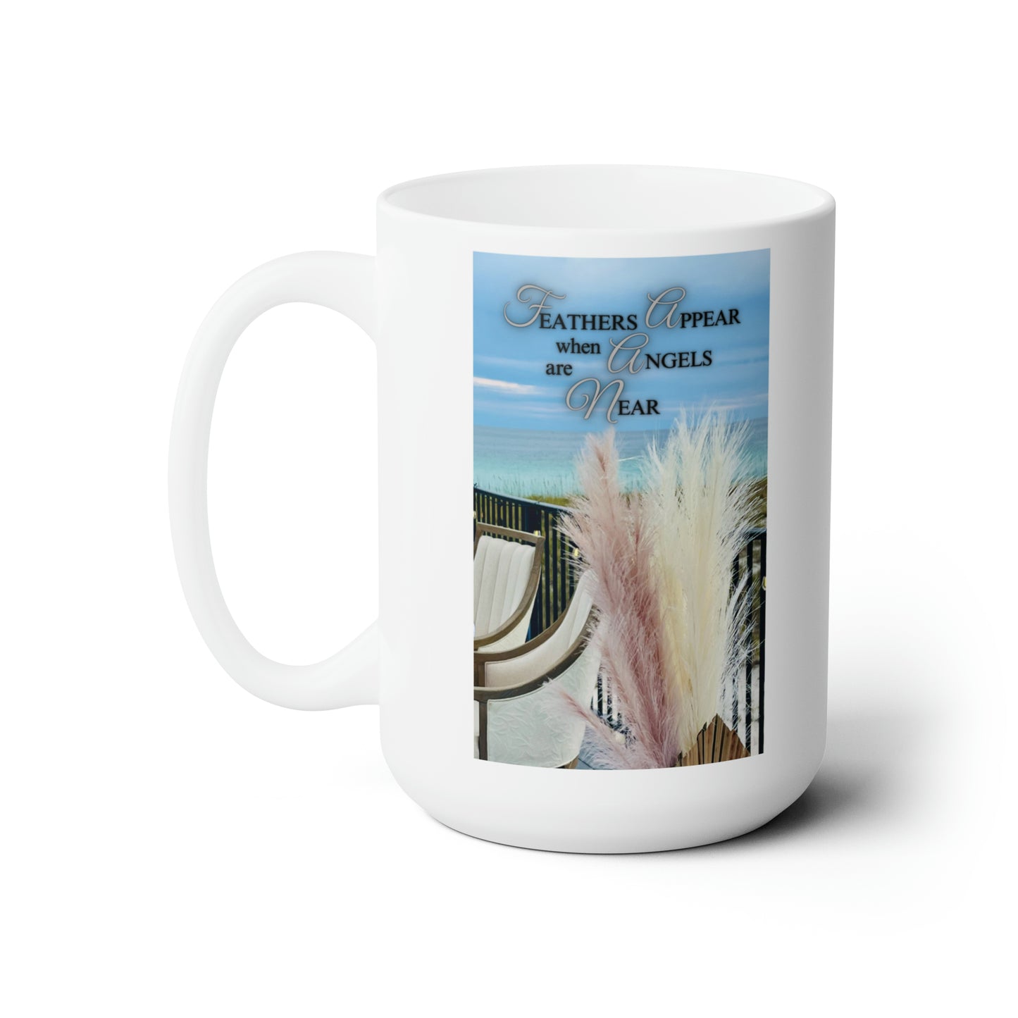 A Souther Sass Original design - "Angels Appear" - Ceramic Coffee Mug 15oz