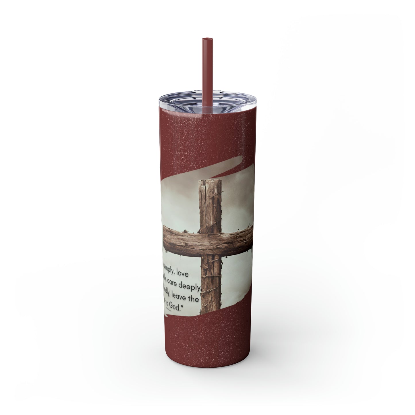 Our "Southern Sass" collection - Skinny Tumbler with Straw, 20oz