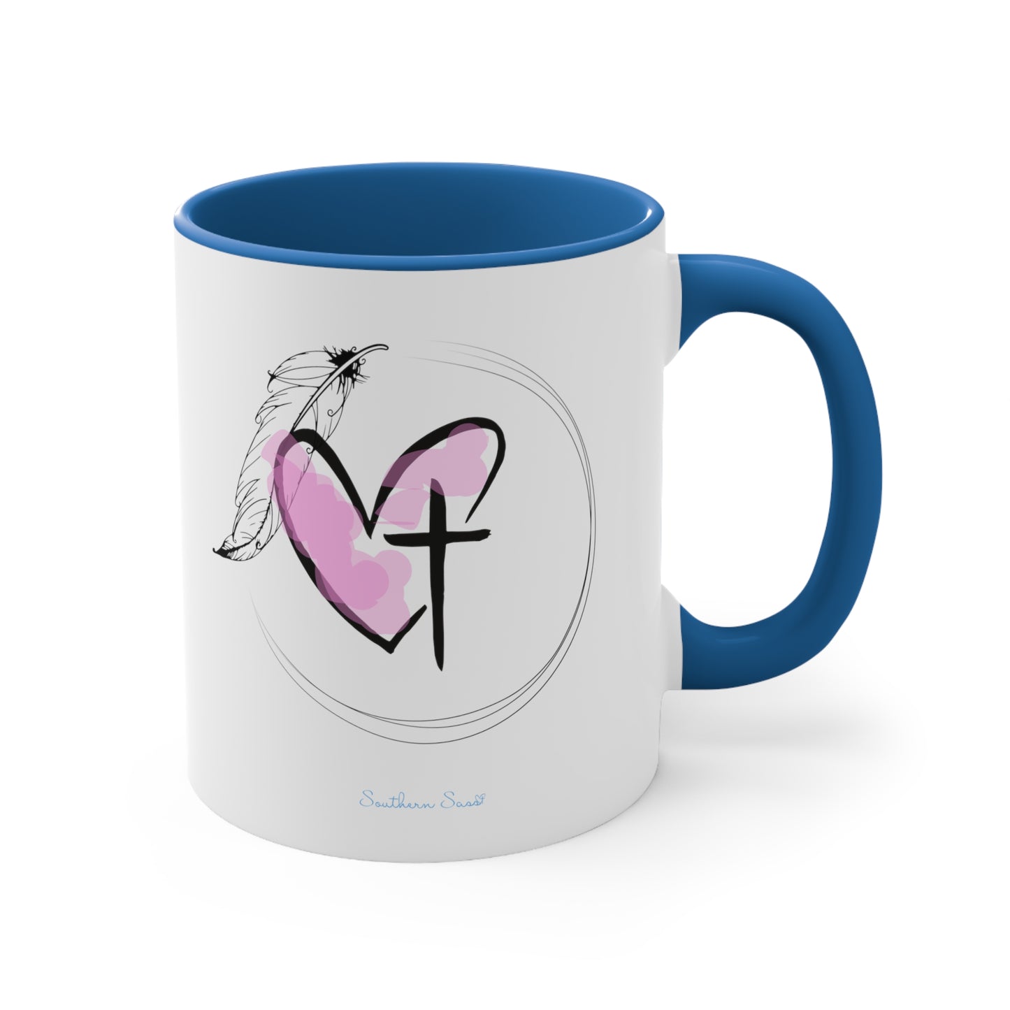 Our Southern Sass Collection - Angel Love - Accent Coffee Mug, 11oz