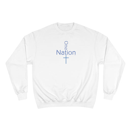 Our Heroes Collection. " One Nation "- Champion Sweatshirt