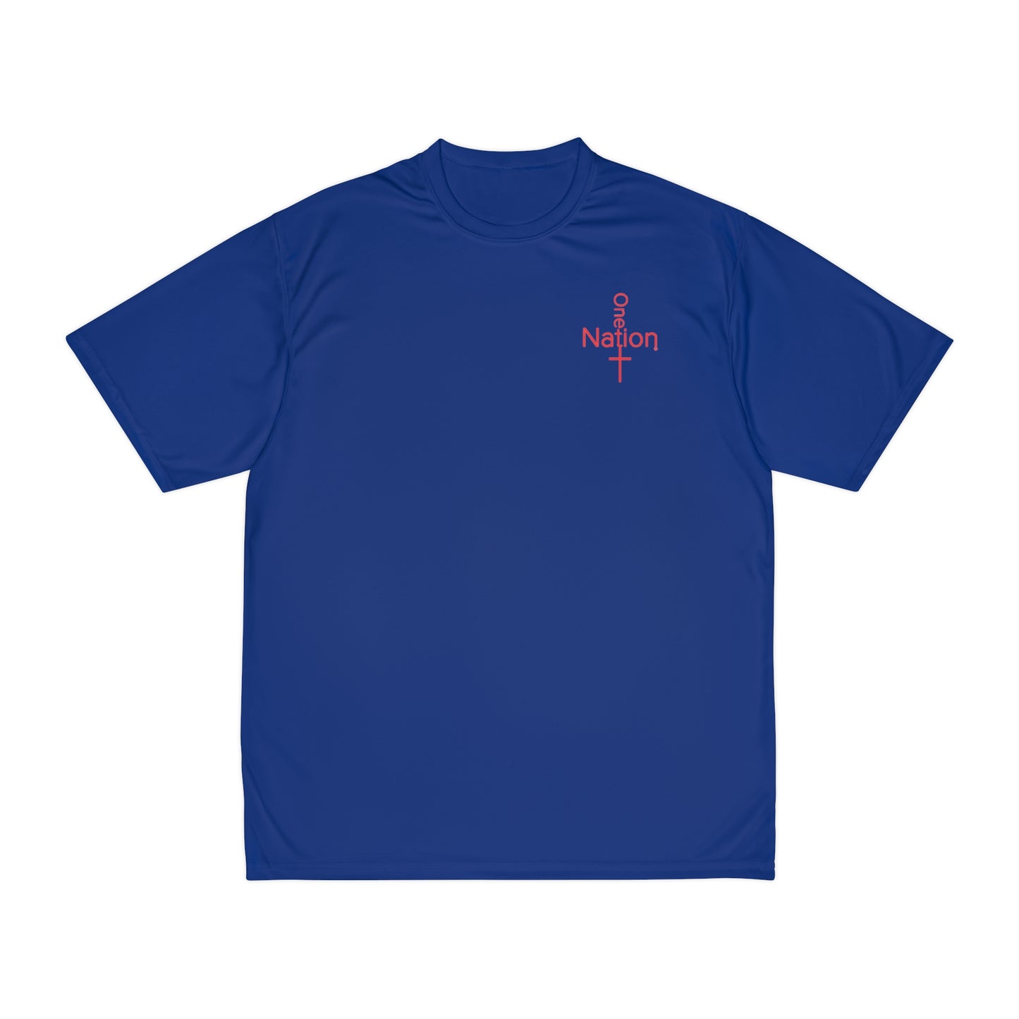 Our Heroes Collection - "One Nation" - Embroidered Men's Performance T-Shirt