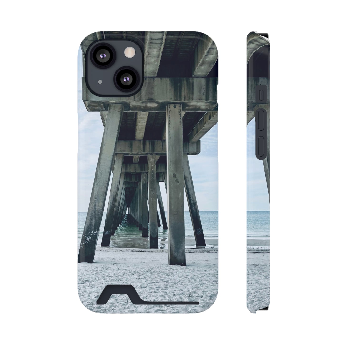 Under The Boardwalk - Phone Case With Card Holder