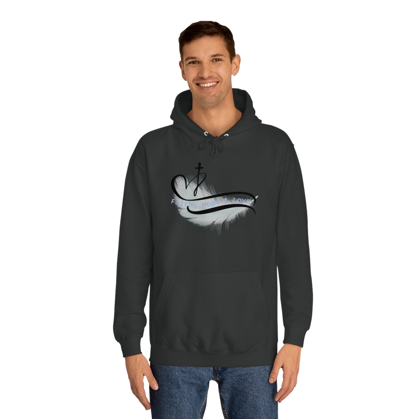 Our Southern Sass Collection - Faith Hope Love - College Hoodie