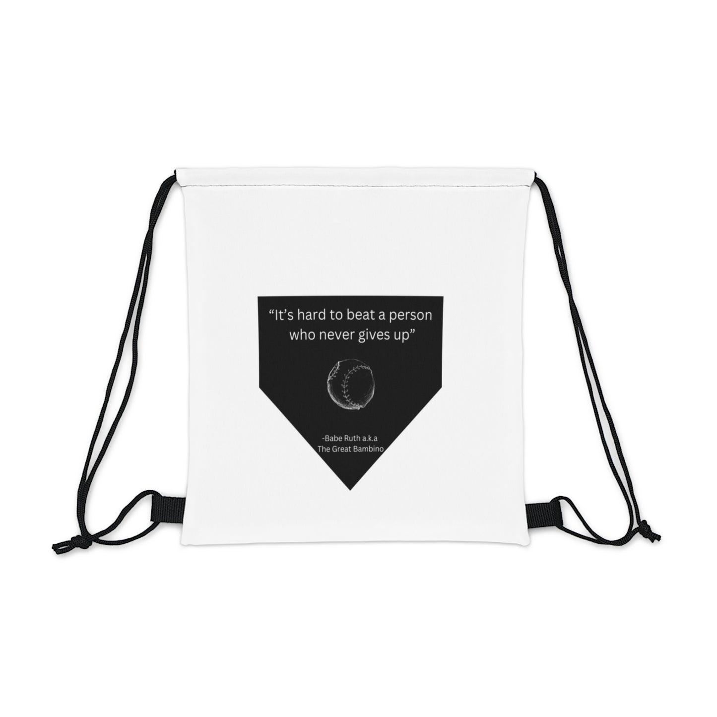 The Great Bambino baseball Drawstring Bag - A part of our C.O.G collection