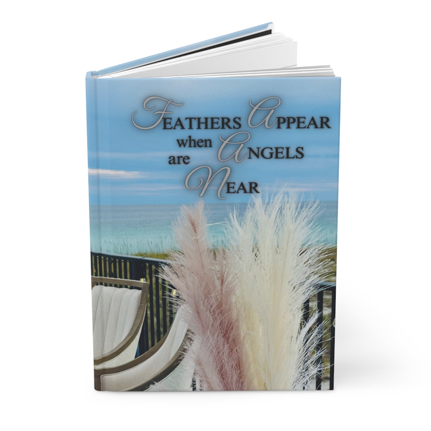 A Southern Sass Design - " Angels are Near" Hardcover Journal Matte