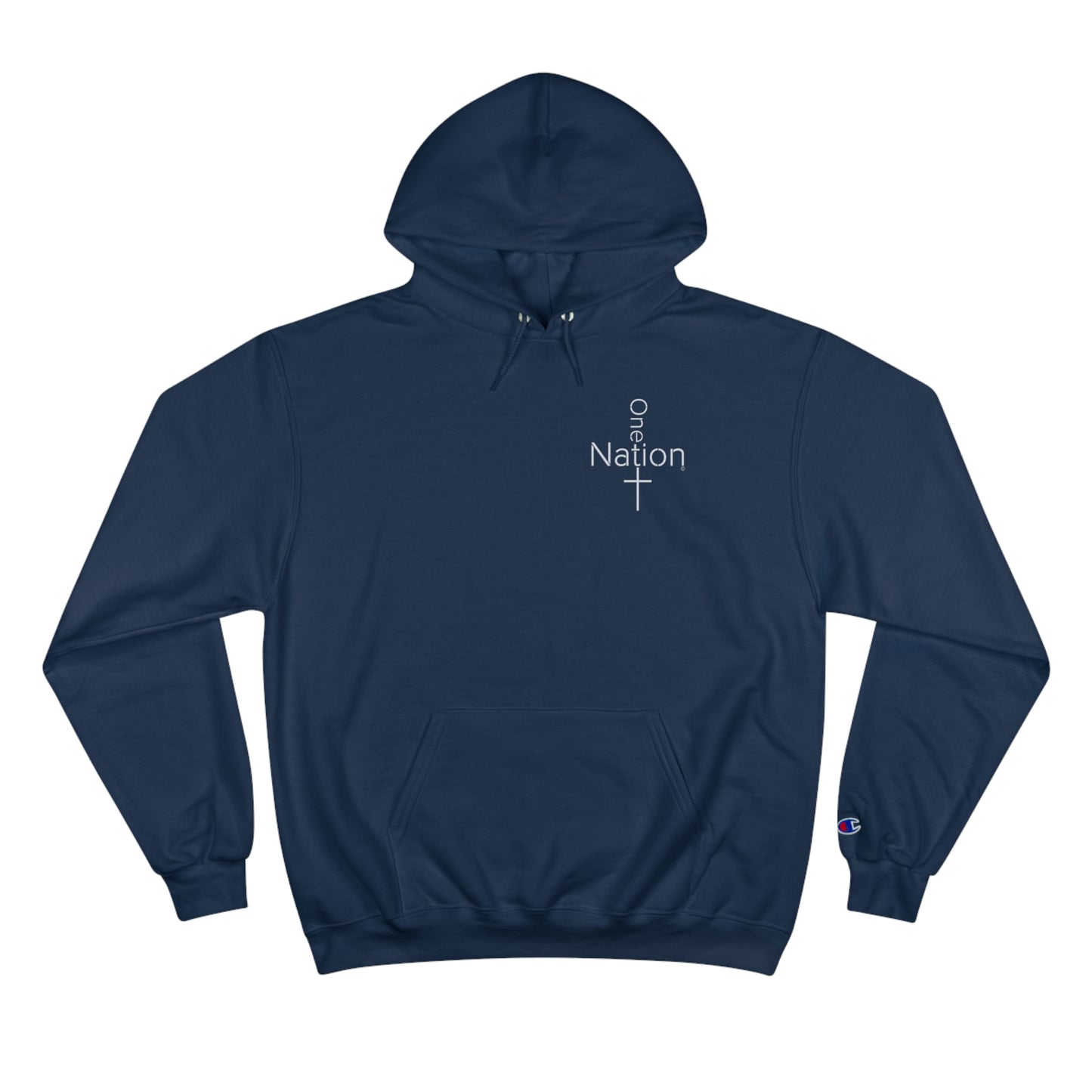 Our Heroes Collection - One Nation" - Embroidered Champion Hoodie