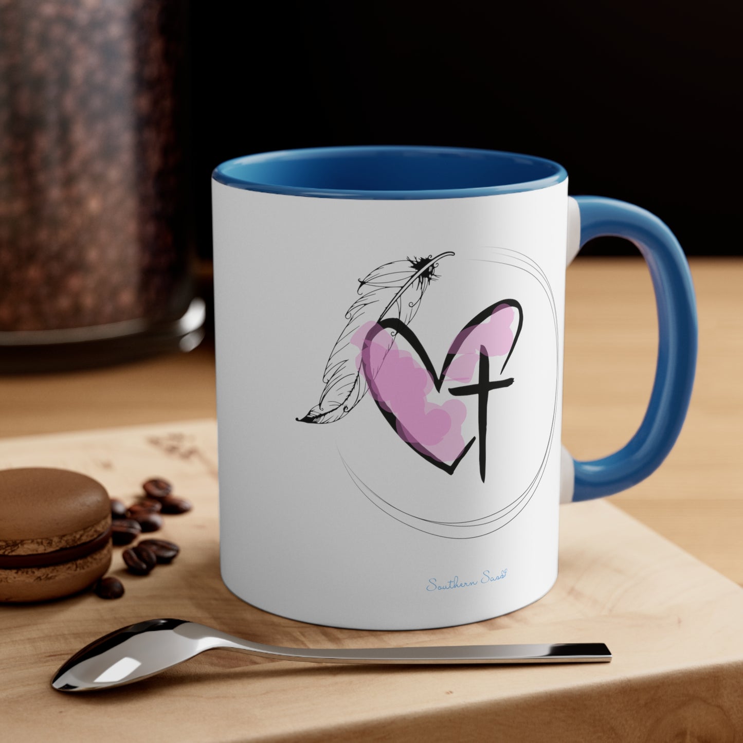 Our Southern Sass Collection - Angel Love - Accent Coffee Mug, 11oz