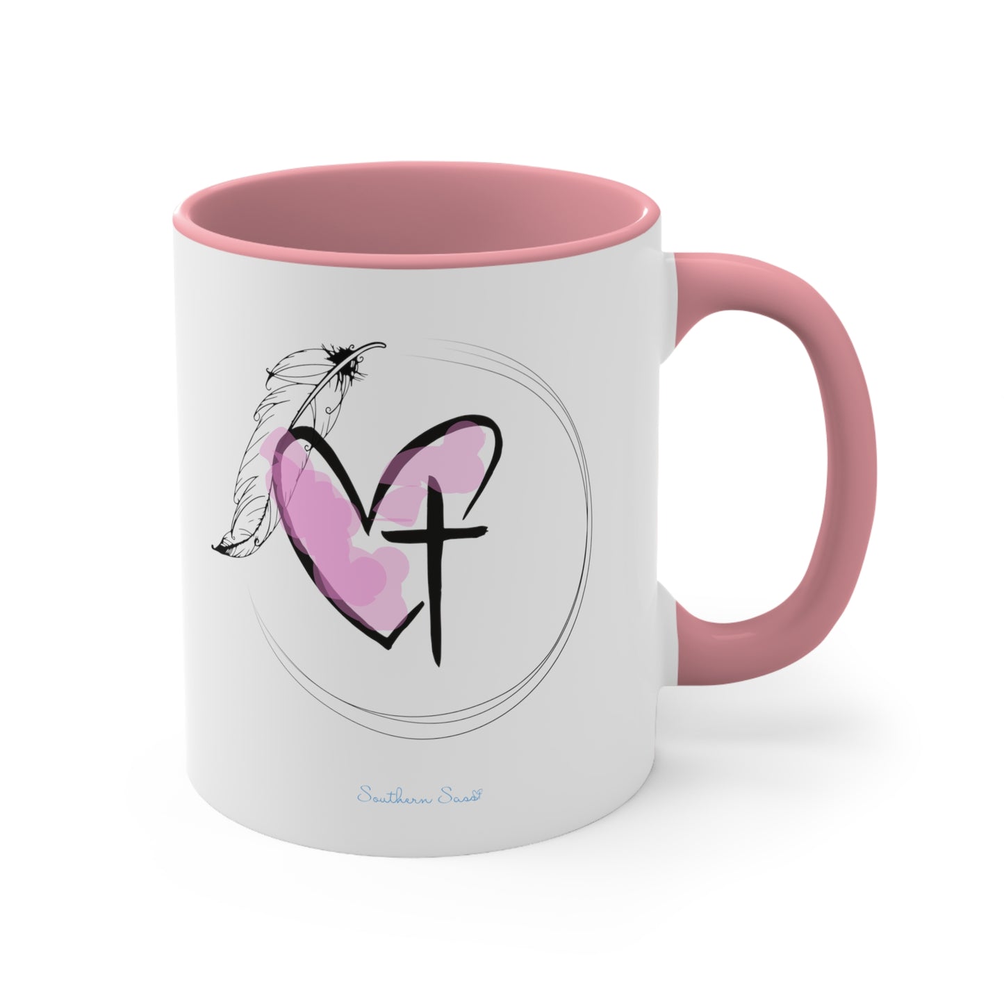 Our Southern Sass Collection - Angel Love - Accent Coffee Mug, 11oz