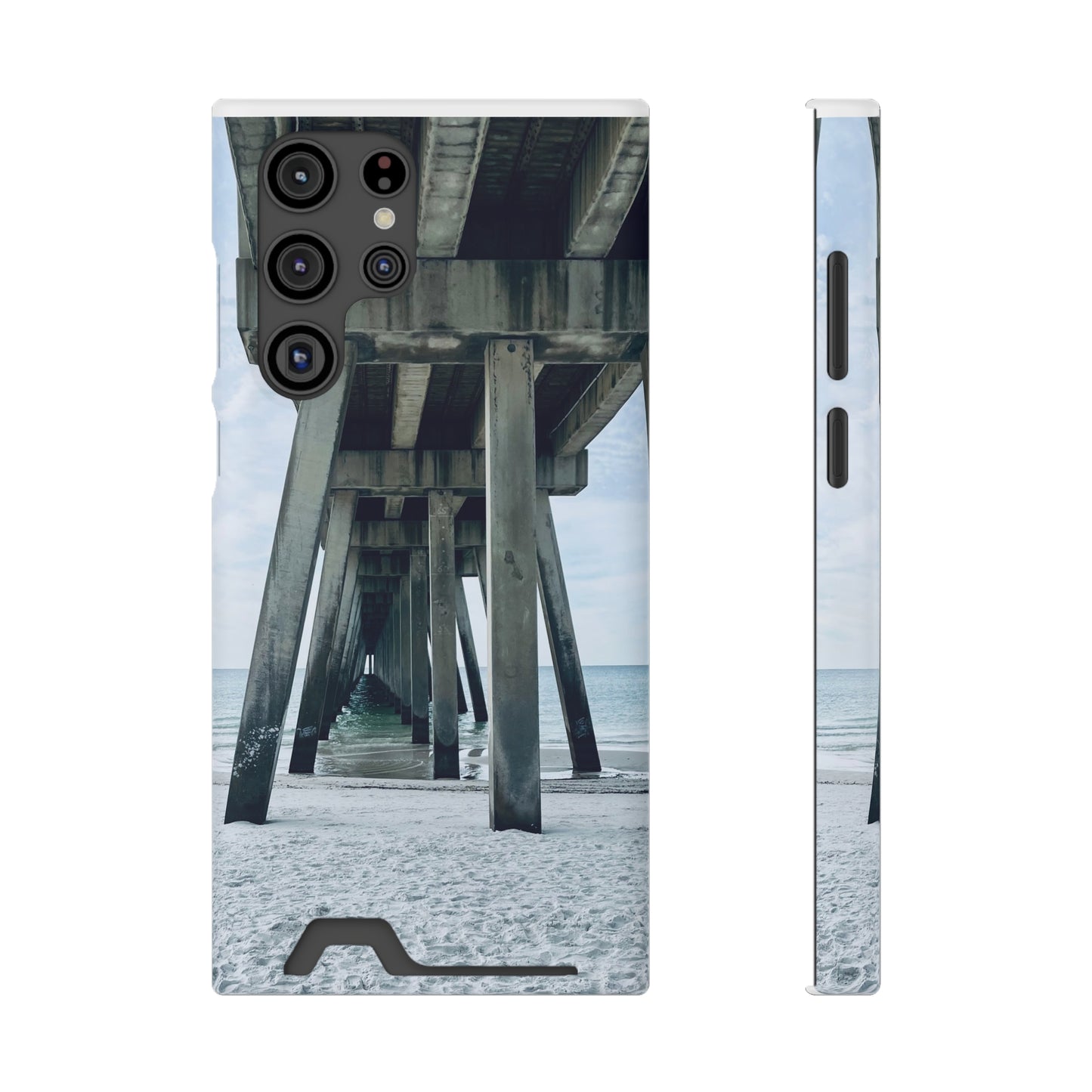 Under The Boardwalk - Phone Case With Card Holder