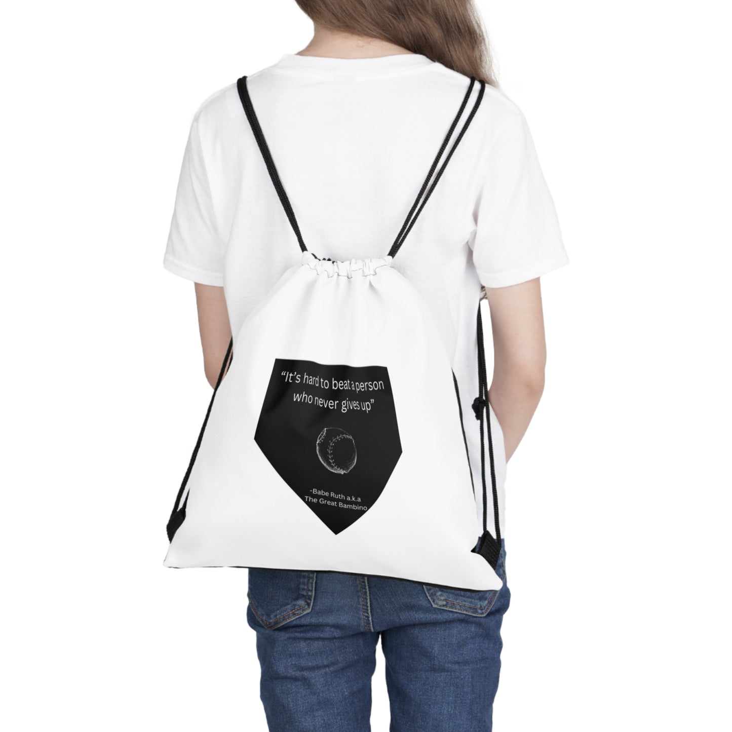 The Great Bambino baseball Drawstring Bag - A part of our C.O.G collection