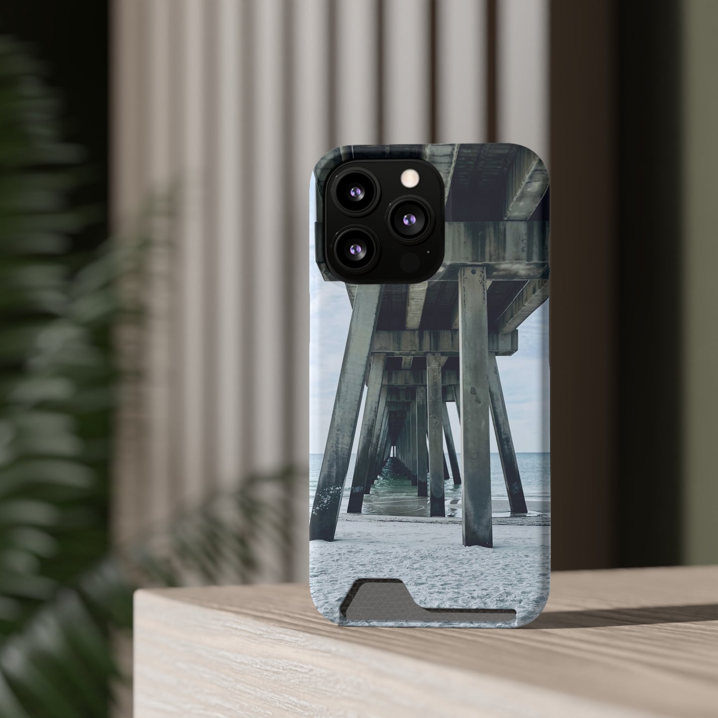 Under The Boardwalk - Phone Case With Card Holder