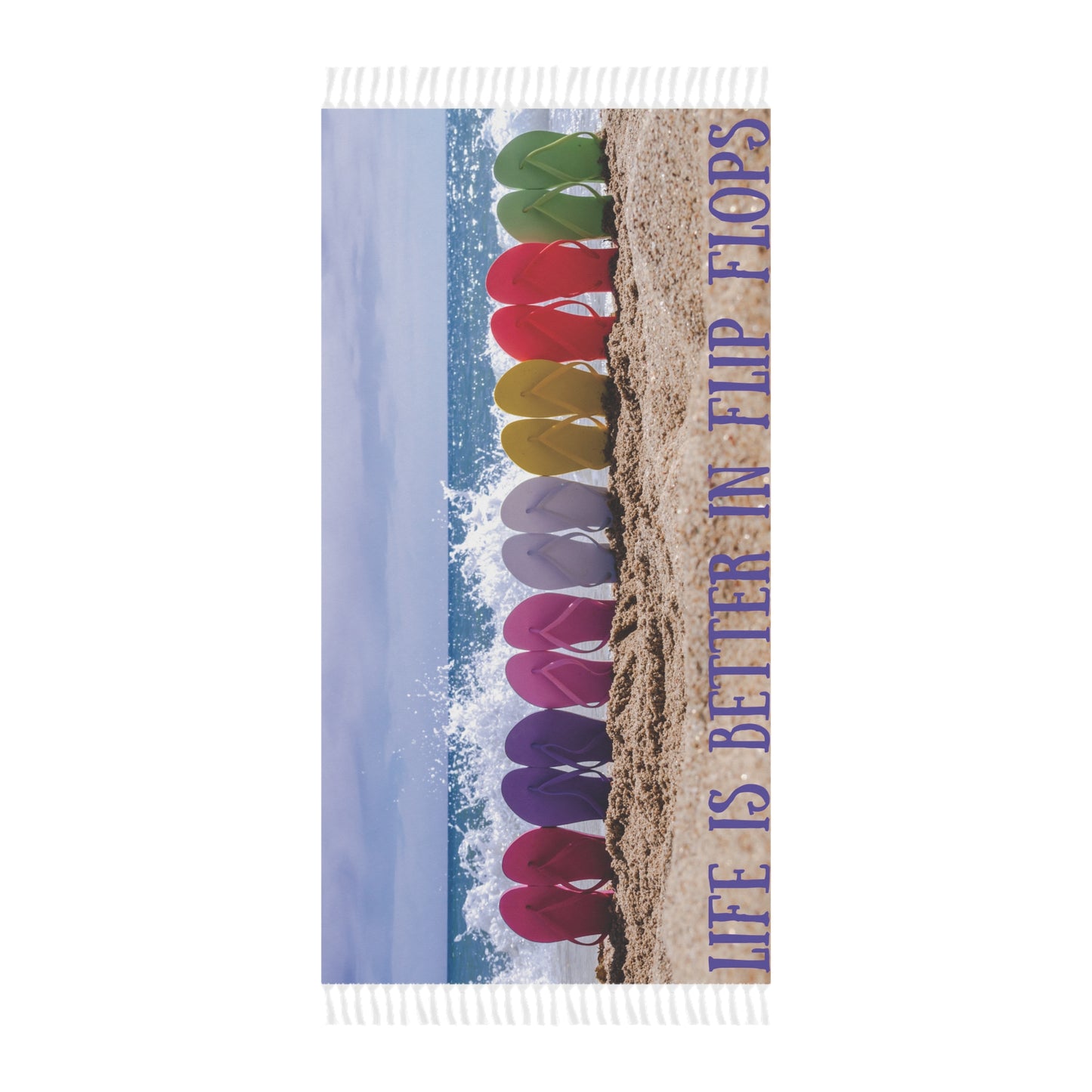 Our Southern Sass Collection - "Flip Flops" - Boho Beach Cloth