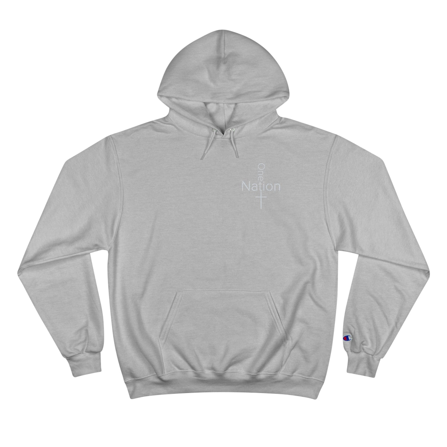 Our Heroes Collection - One Nation" - Embroidered Champion Hoodie