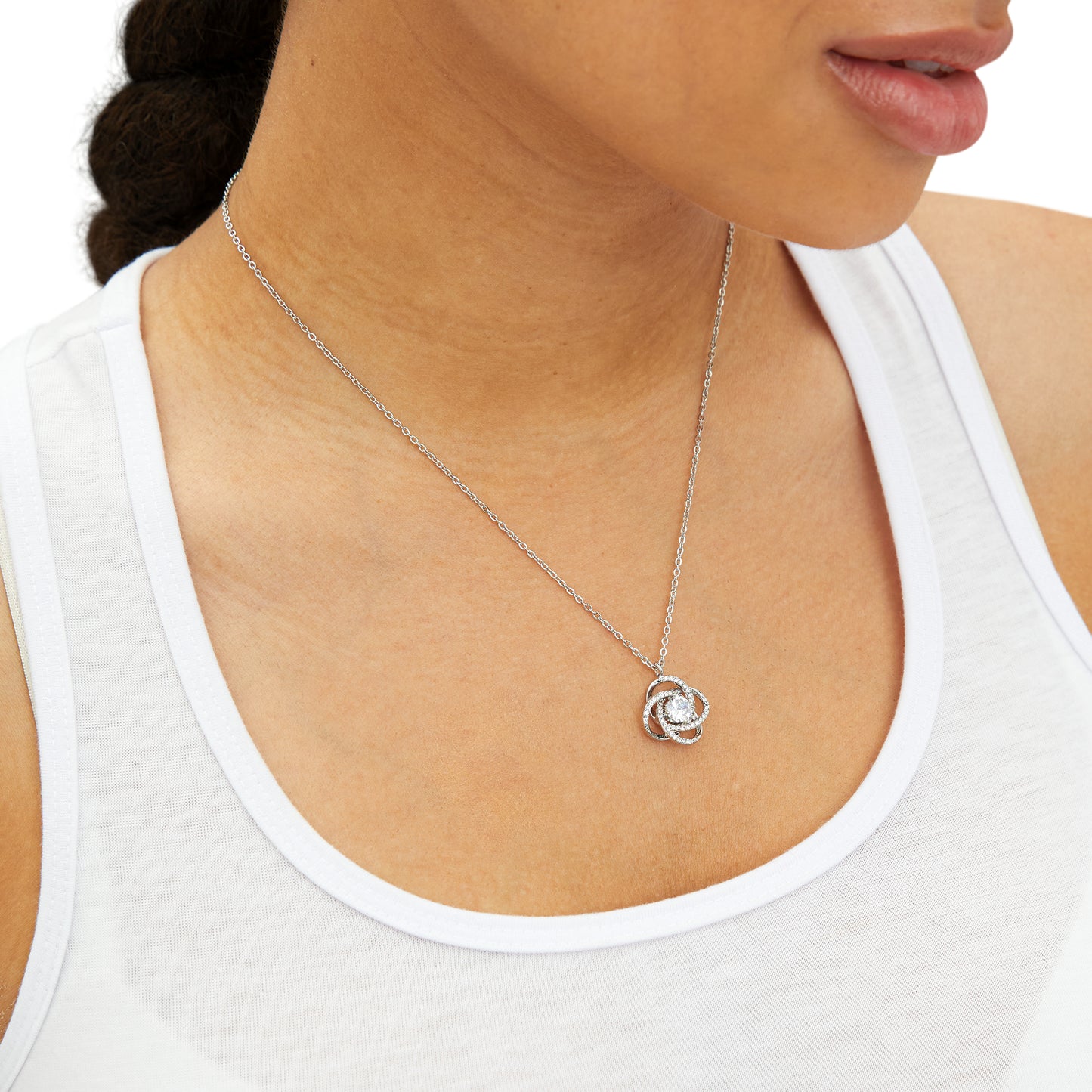 An Angel Feathers original - Love Knot Necklace