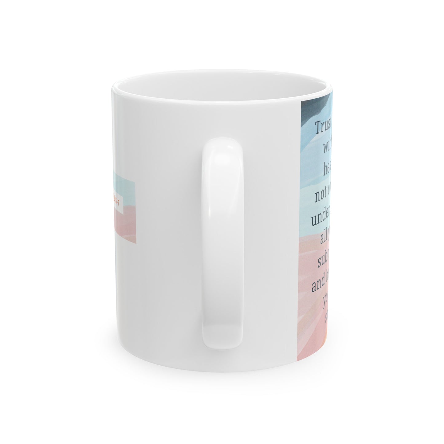 He Will Make Your Path Straight, Ceramic Mug, (11oz, 15oz)