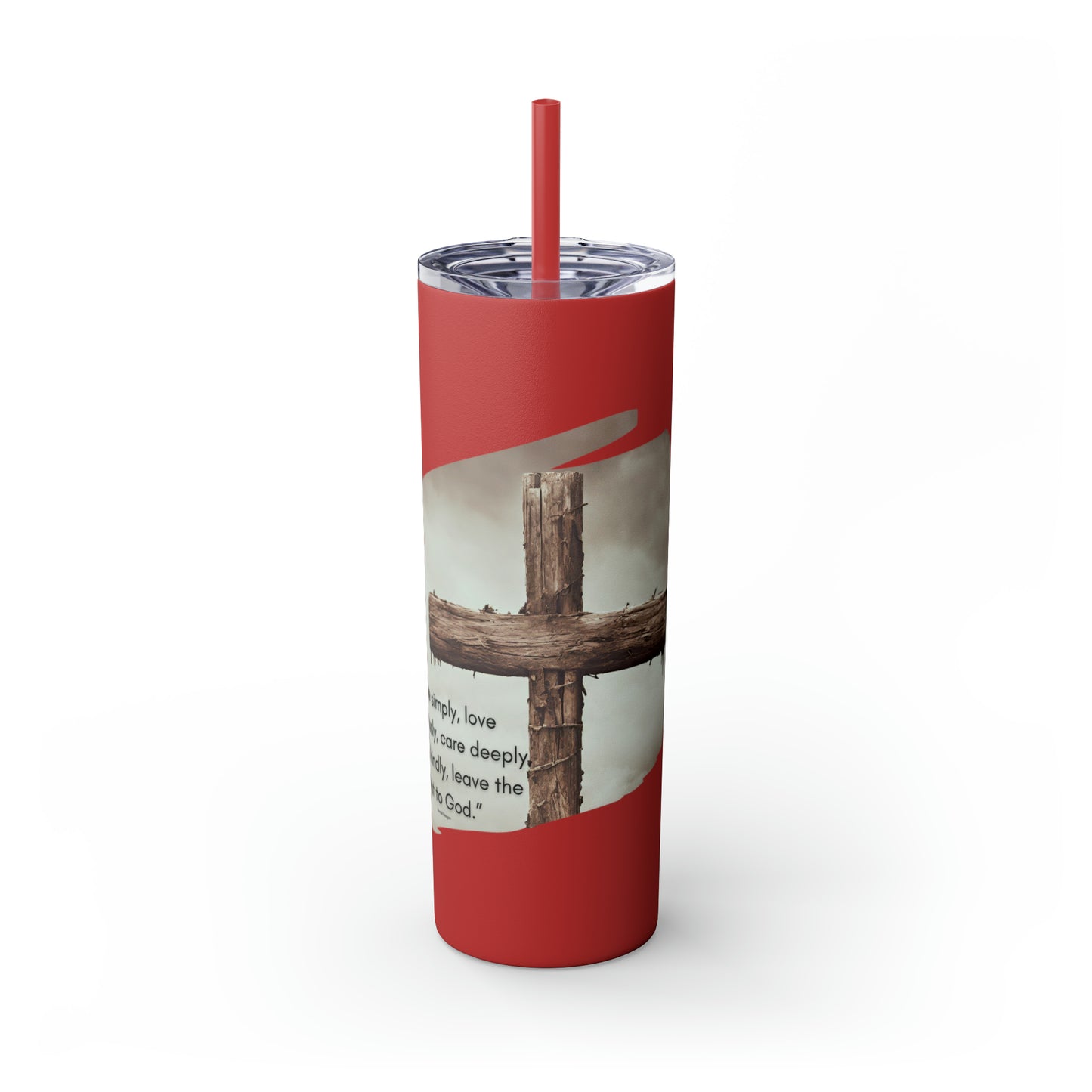 Our "Southern Sass" collection - Skinny Tumbler with Straw, 20oz