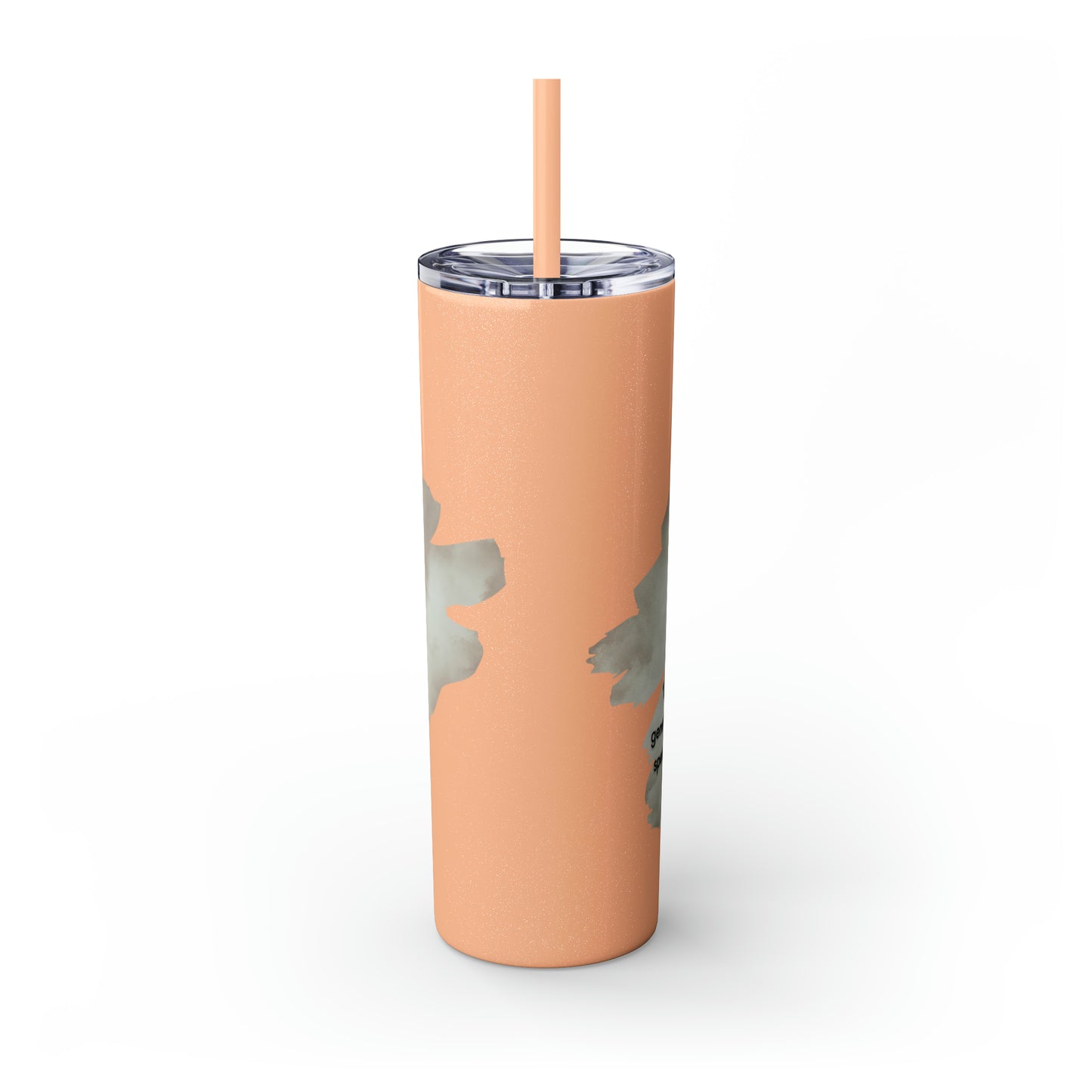 Our "Southern Sass" collection - Skinny Tumbler with Straw, 20oz