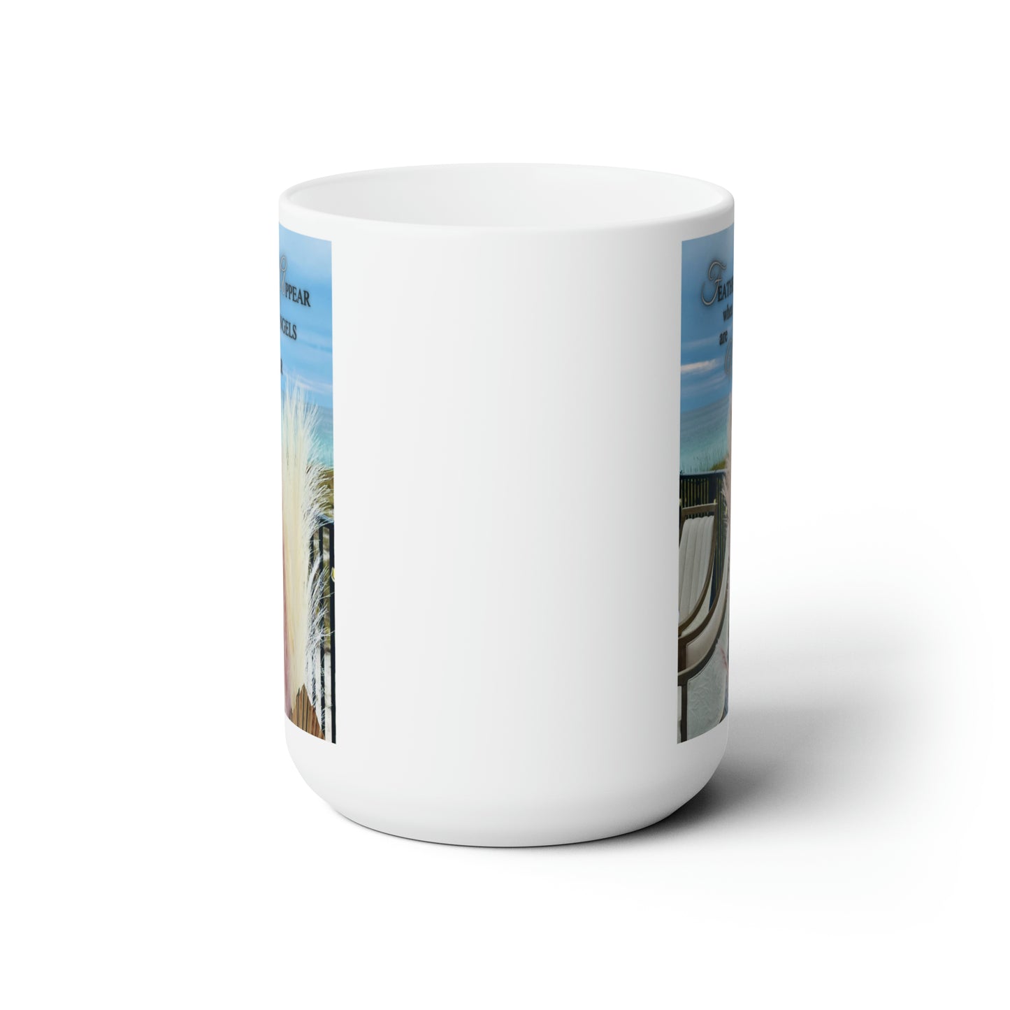 A Souther Sass Original design - "Angels Appear" - Ceramic Coffee Mug 15oz