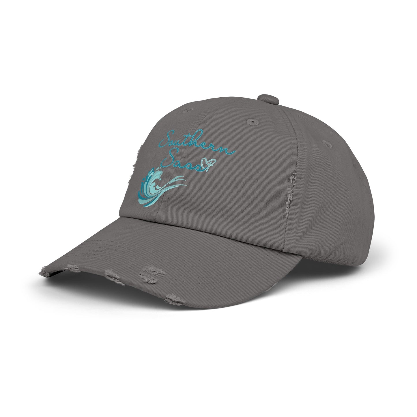 Southern Sass Wave Distressed Cap