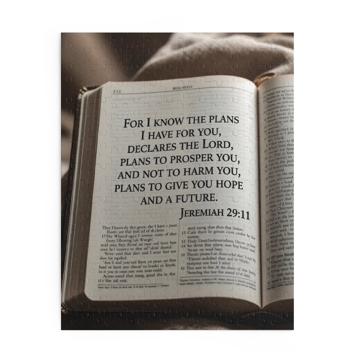Bible Verse Puzzle Jeremiah 29:11 (120, 252-Piece)
