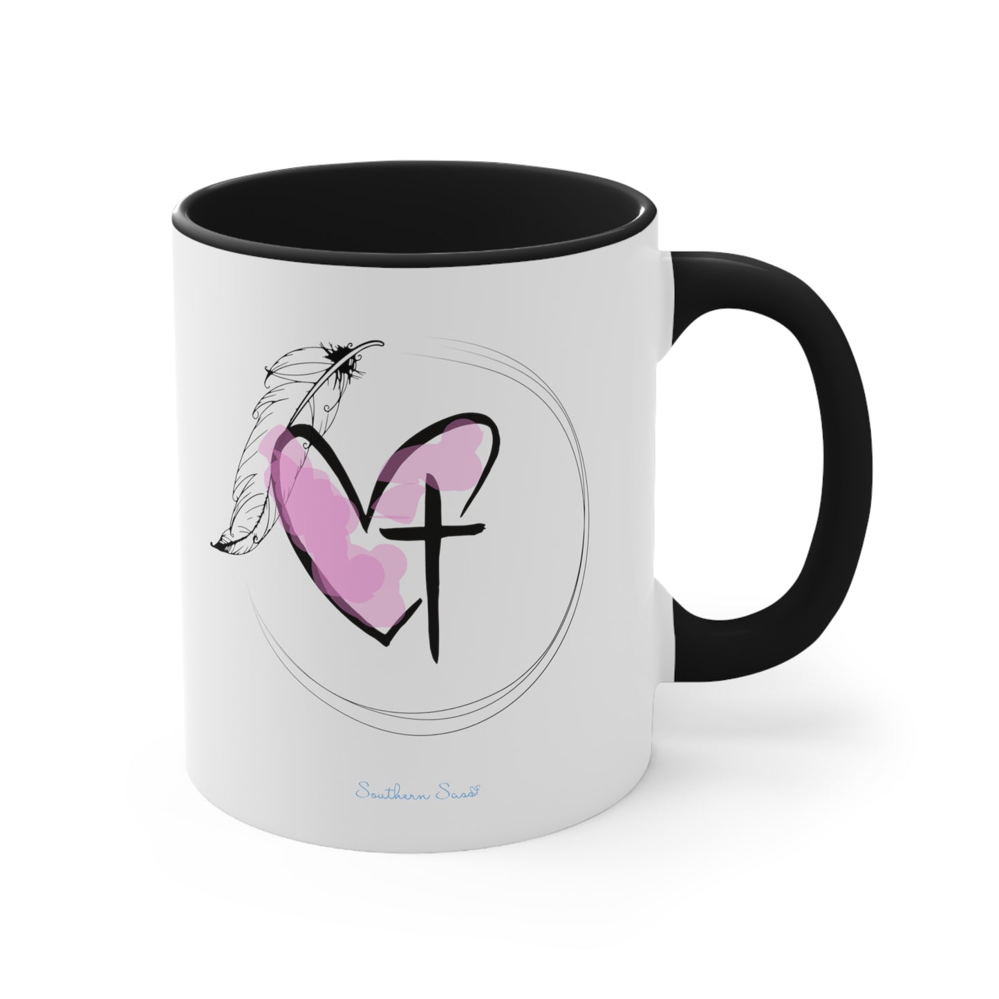 Our Southern Sass Collection - Angel Love - Accent Coffee Mug, 11oz