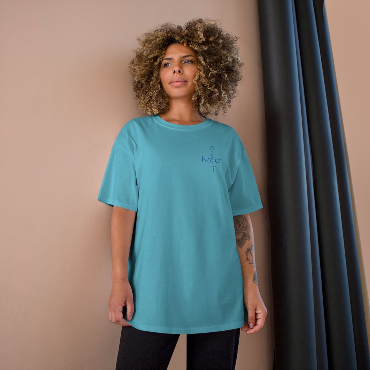 Our Heroes Collection - "One Nation" - Champion T-Shirt