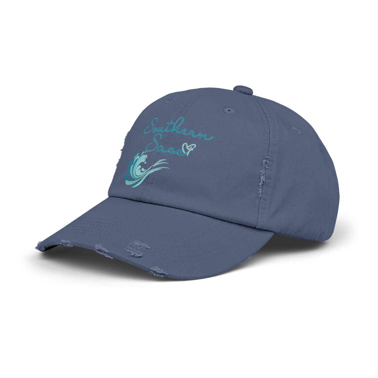 Southern Sass Wave Distressed Cap