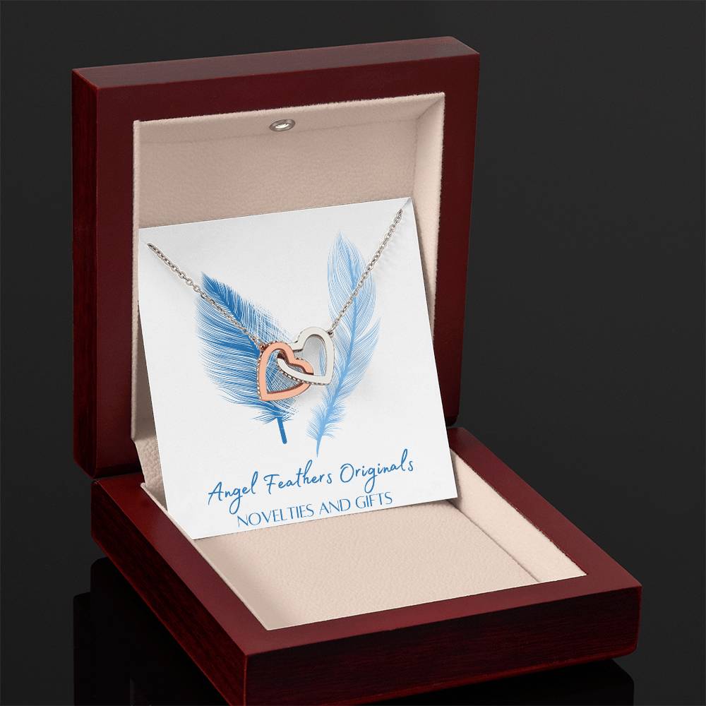 An Angel Feathers Originals - Interlocking Hearts