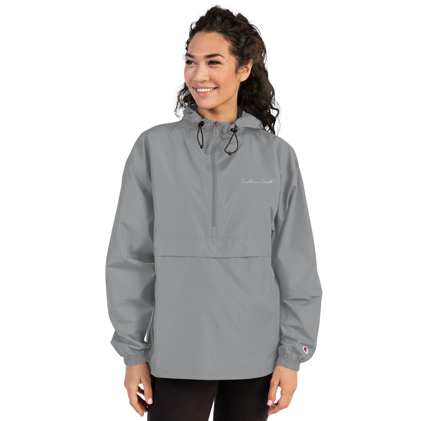 Our Souther Sass Collection © - Embroidered Champion Packable Jacket