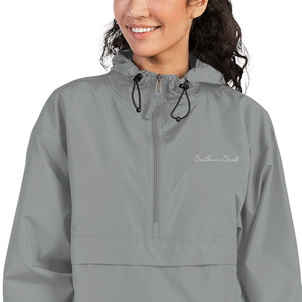 Our Souther Sass Collection © - Embroidered Champion Packable Jacket