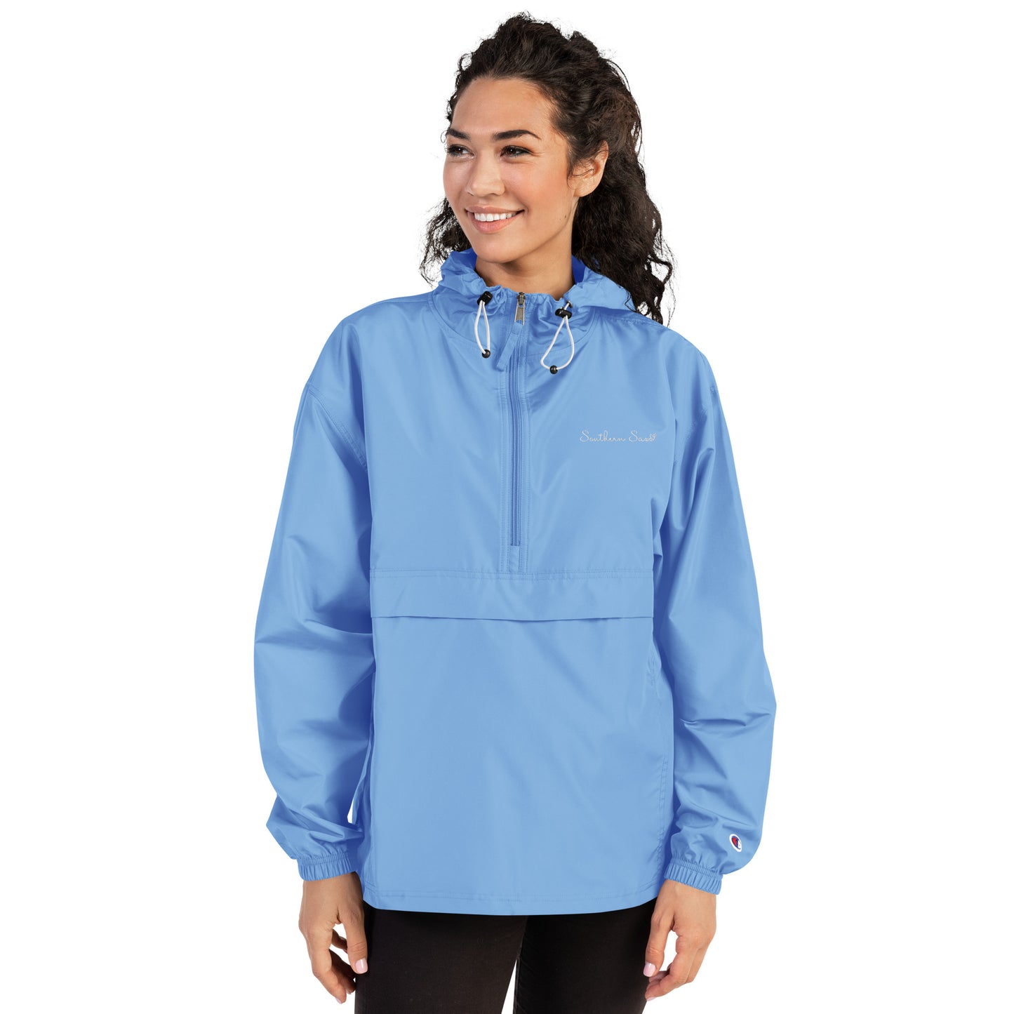 Our Souther Sass Collection © - Embroidered Champion Packable Jacket