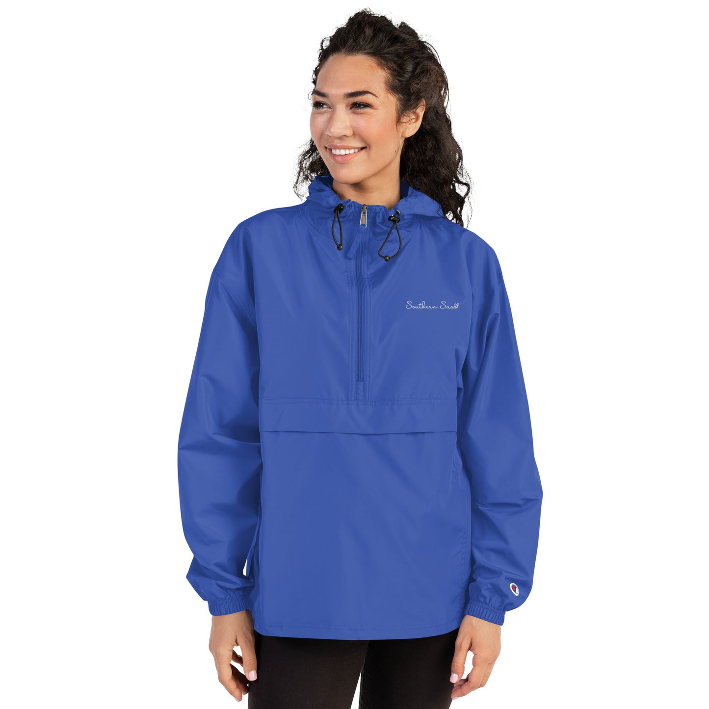 Our Souther Sass Collection © - Embroidered Champion Packable Jacket