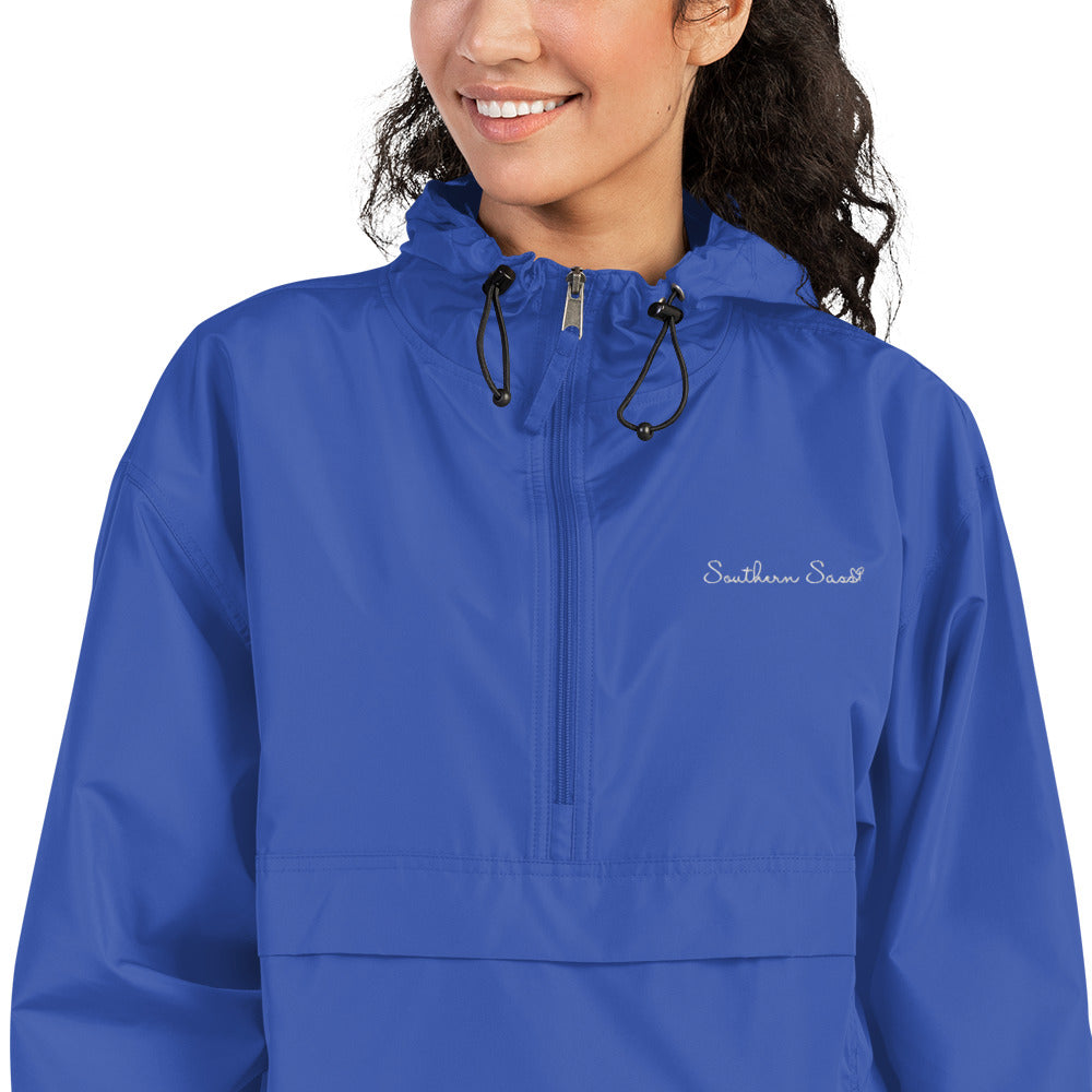 Our Souther Sass Collection © - Embroidered Champion Packable Jacket