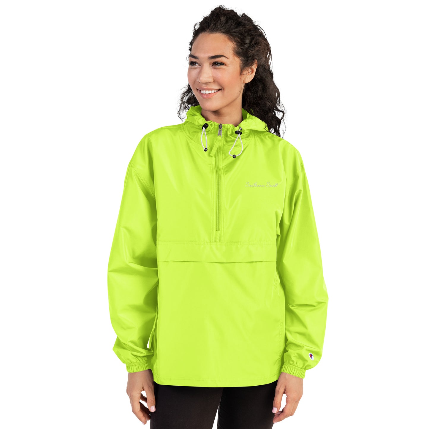 Our Souther Sass Collection © - Embroidered Champion Packable Jacket