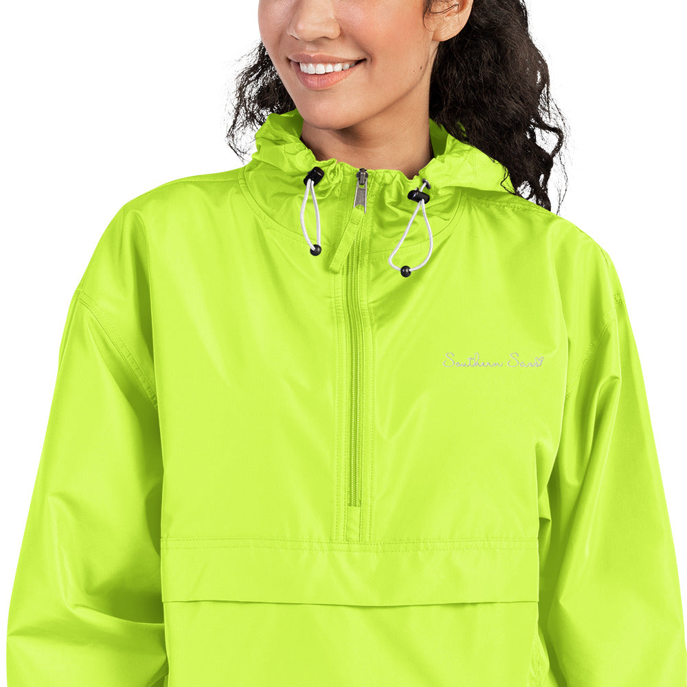 Our Souther Sass Collection © - Embroidered Champion Packable Jacket