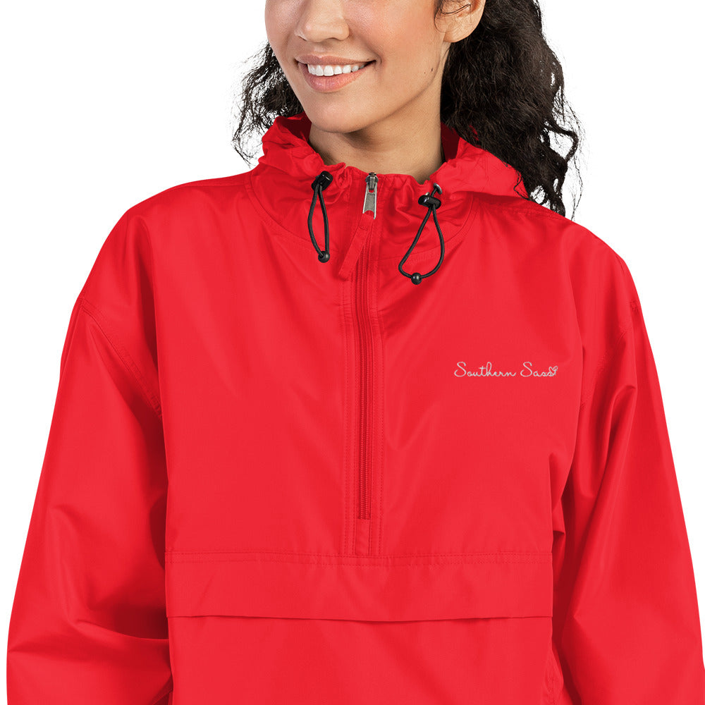 Our Souther Sass Collection © - Embroidered Champion Packable Jacket