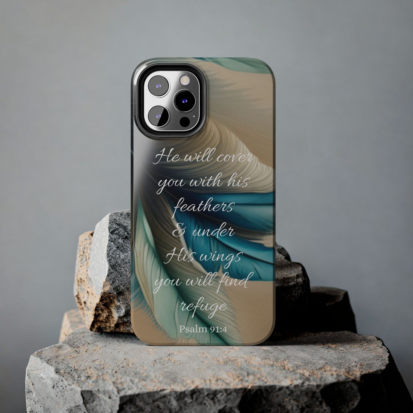 Under His Wing you will find Refuge- Tough Phone Cases