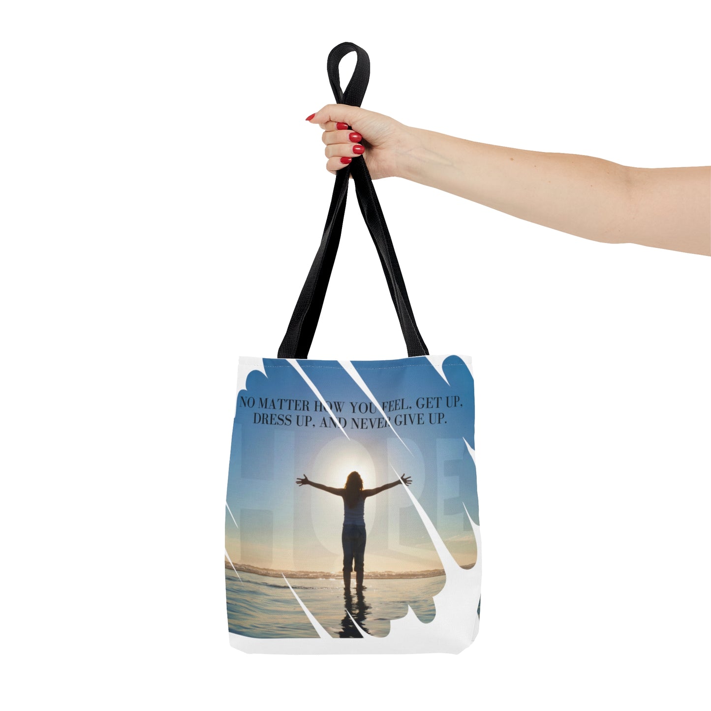 Our Southern Sass Collection - Never Give UP - Tote Bag (AOP)