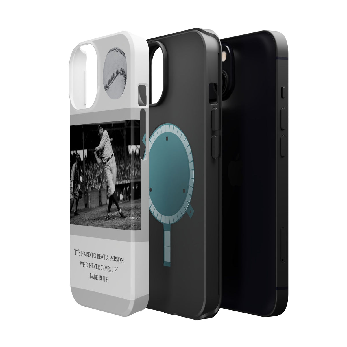 Babe Ruth Baseball Quote Phone Case — Magnetic Impact-Resistant Cover