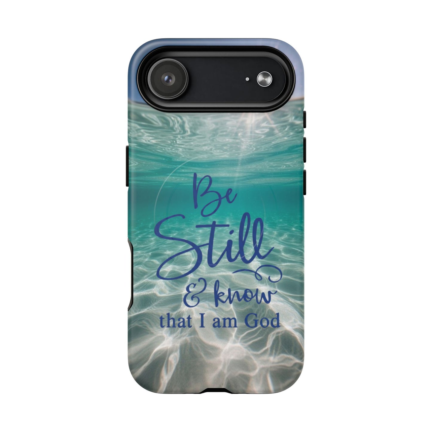 iPhone Tough Magnetic Case — "God Guides and Strengthens You" Angel Feathers Design