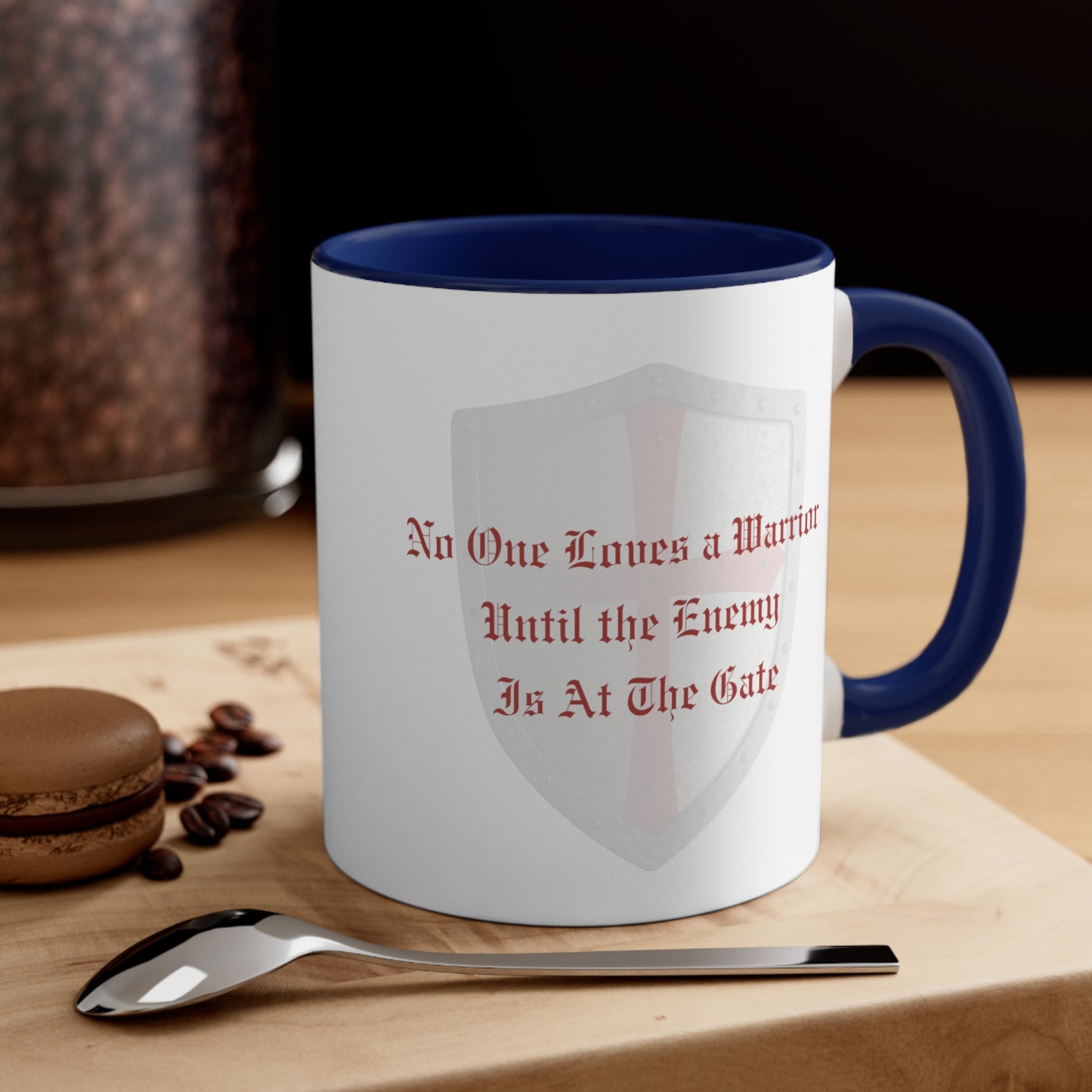 Our Heroes Collection - " At the Gate" -Accent Coffee Mug, 11oz