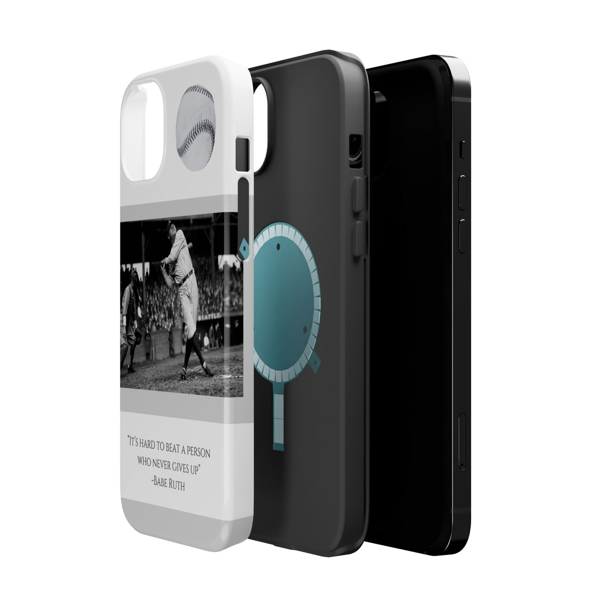 Babe Ruth Baseball Quote Phone Case — Magnetic Impact-Resistant Cover