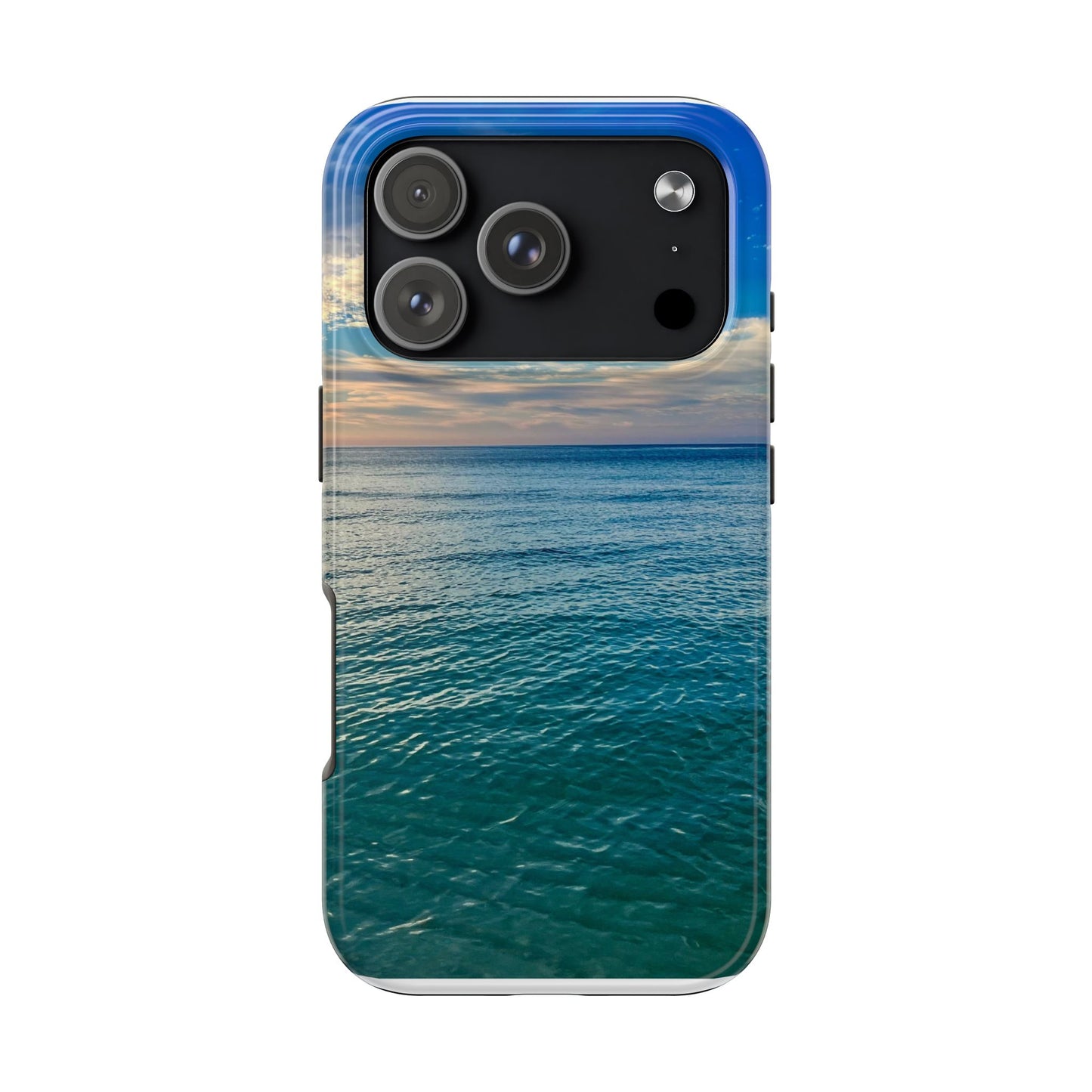 Coastal Waves Tough Phone Case — Beach Pier Sea Shore Protective Cover